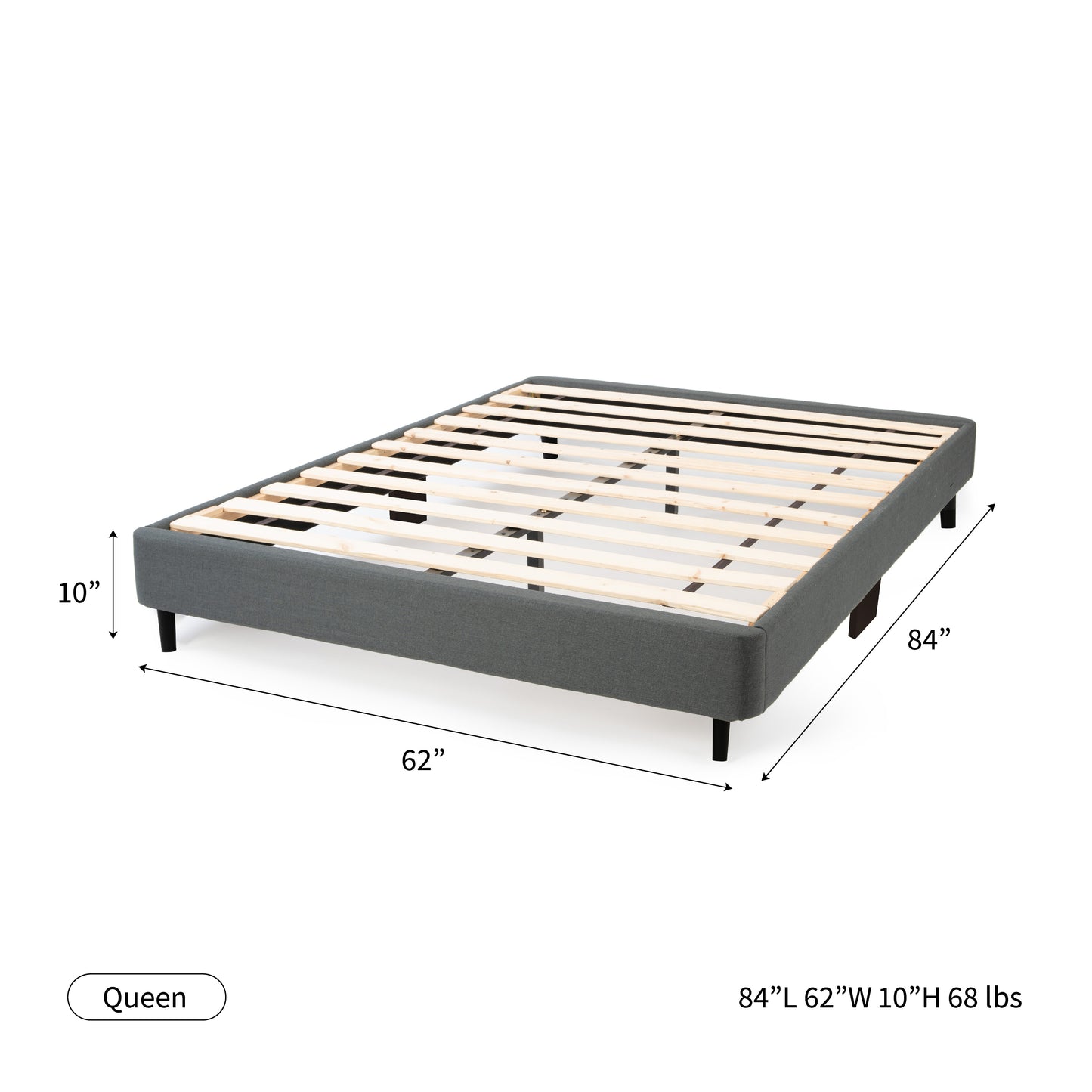 The Upholstered Platform Bed Frame