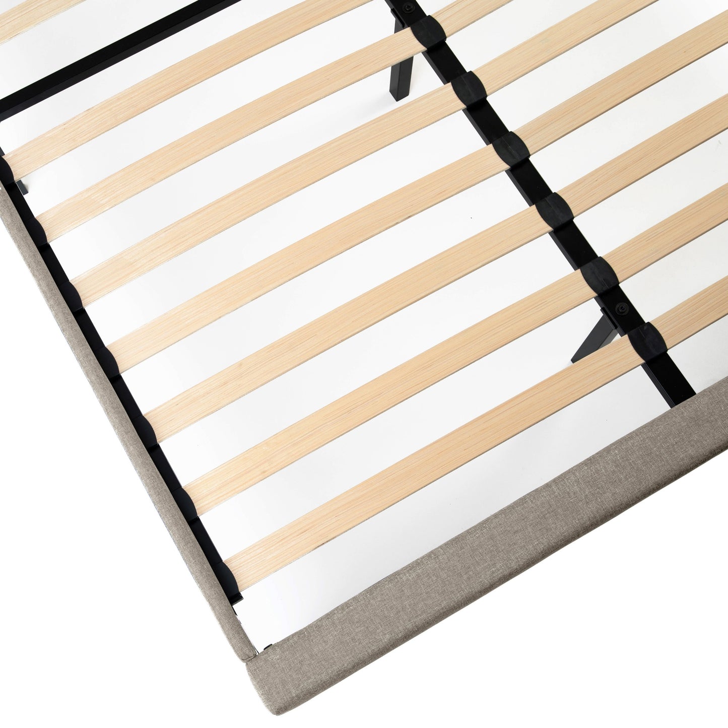 Delorious Upholstered Bed Frame with Headboard