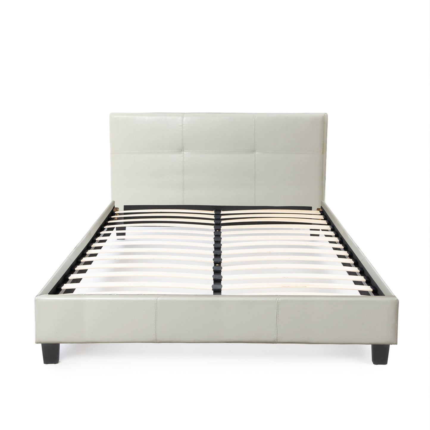 California Upholstered Bed Frame with Headboard