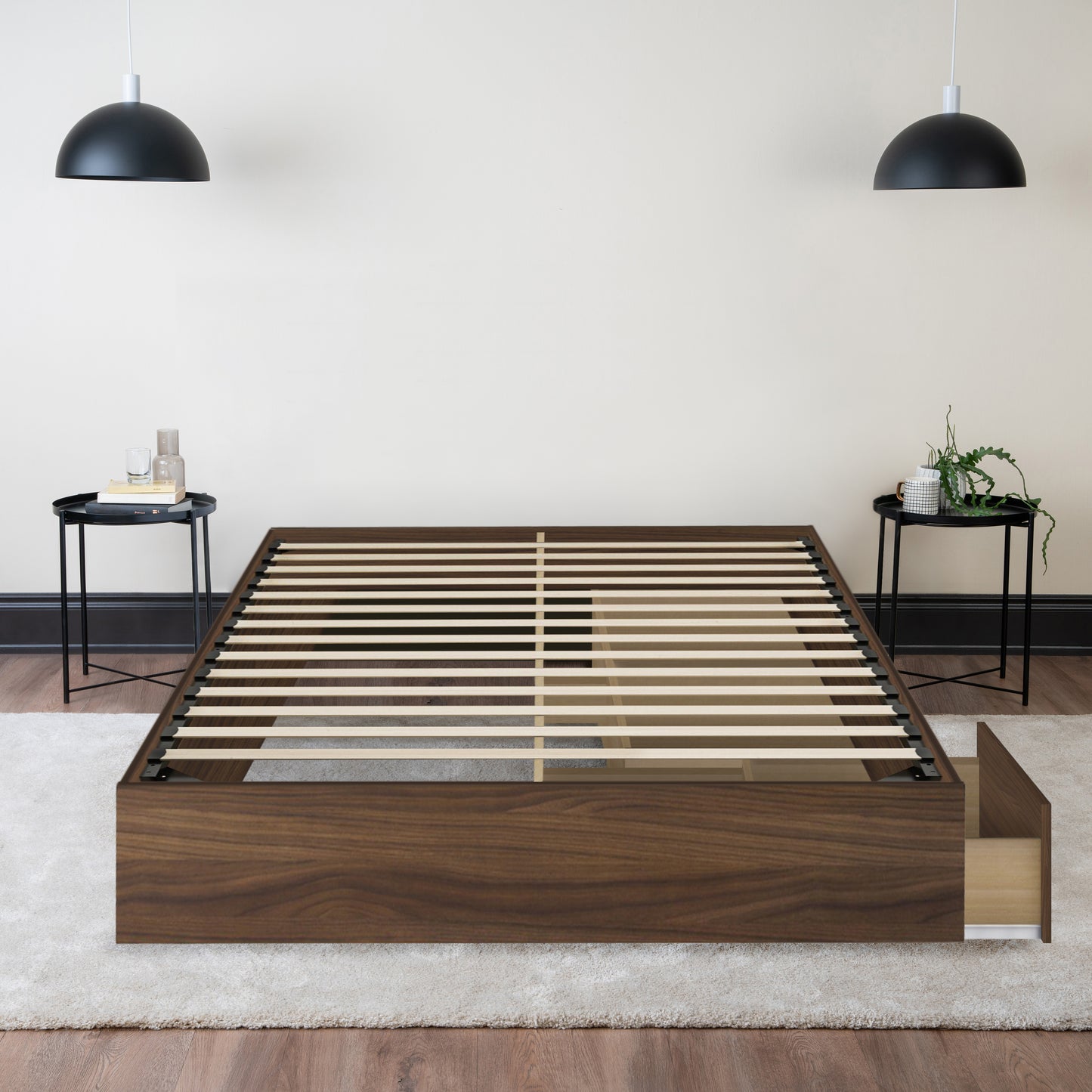 Storage Wood Bed