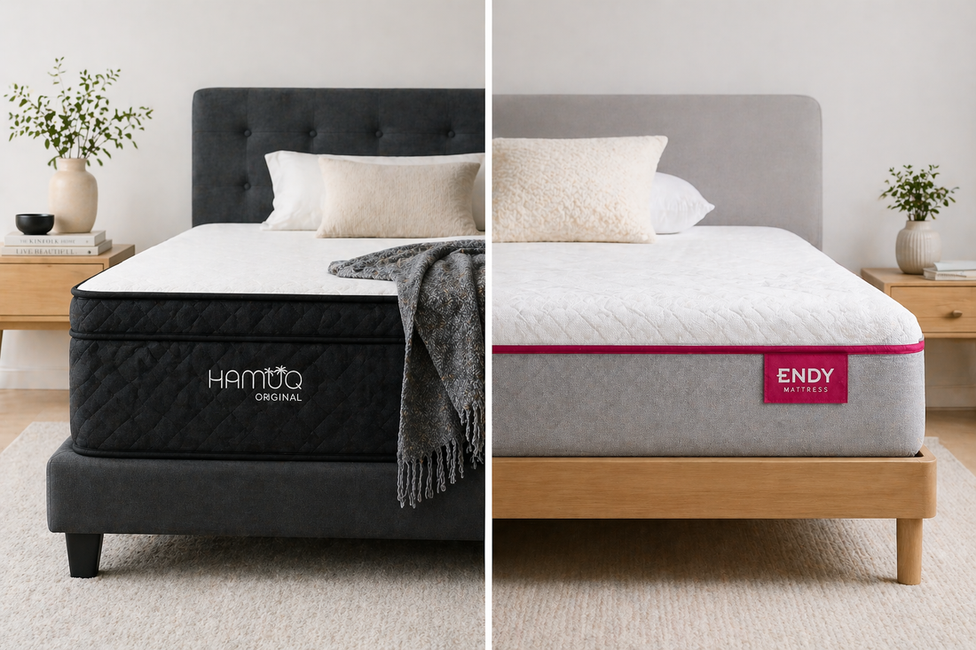 Hamuq mattress guide image for Hamuq vs Endy (2026): Which Canadian Mattress Is Right for You?