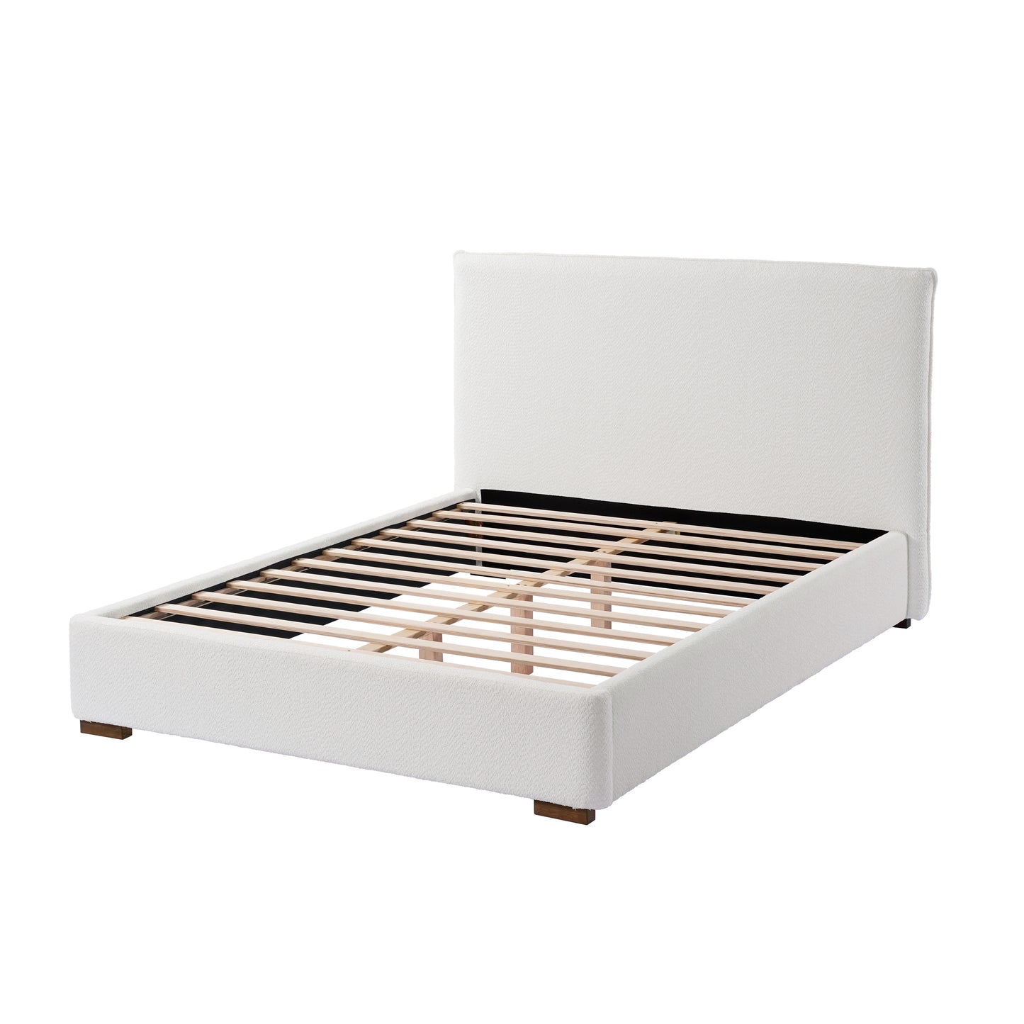 Boucle Platform Bed