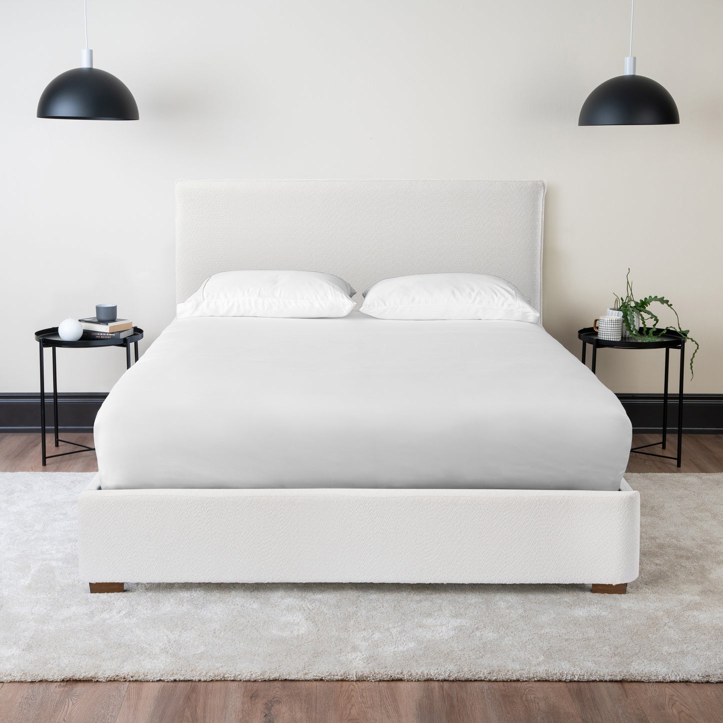 Boucle Platform Bed