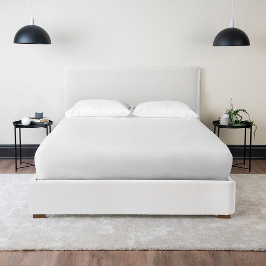 Boucle Platform Bed