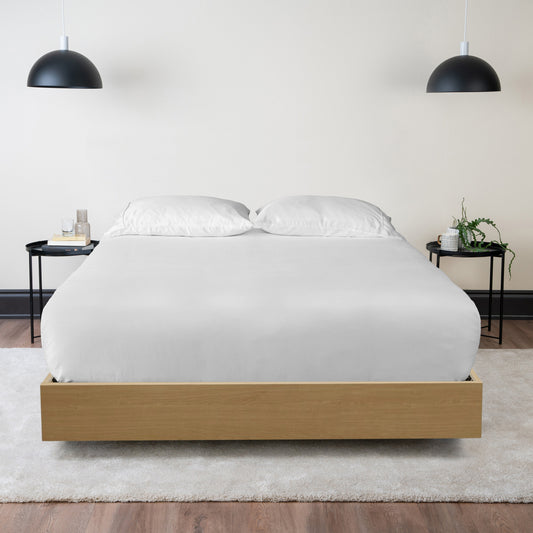 Floating Wood Bed Hamuq