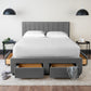 Upholstered Panel Storage Bed