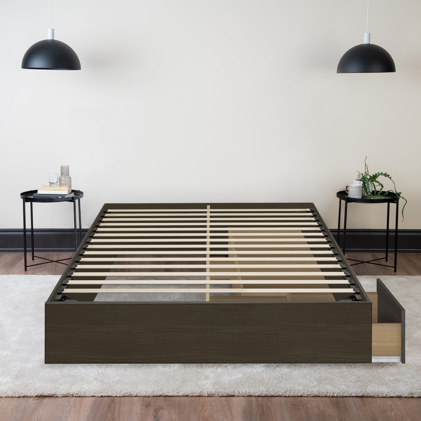 Storage Wood Bed