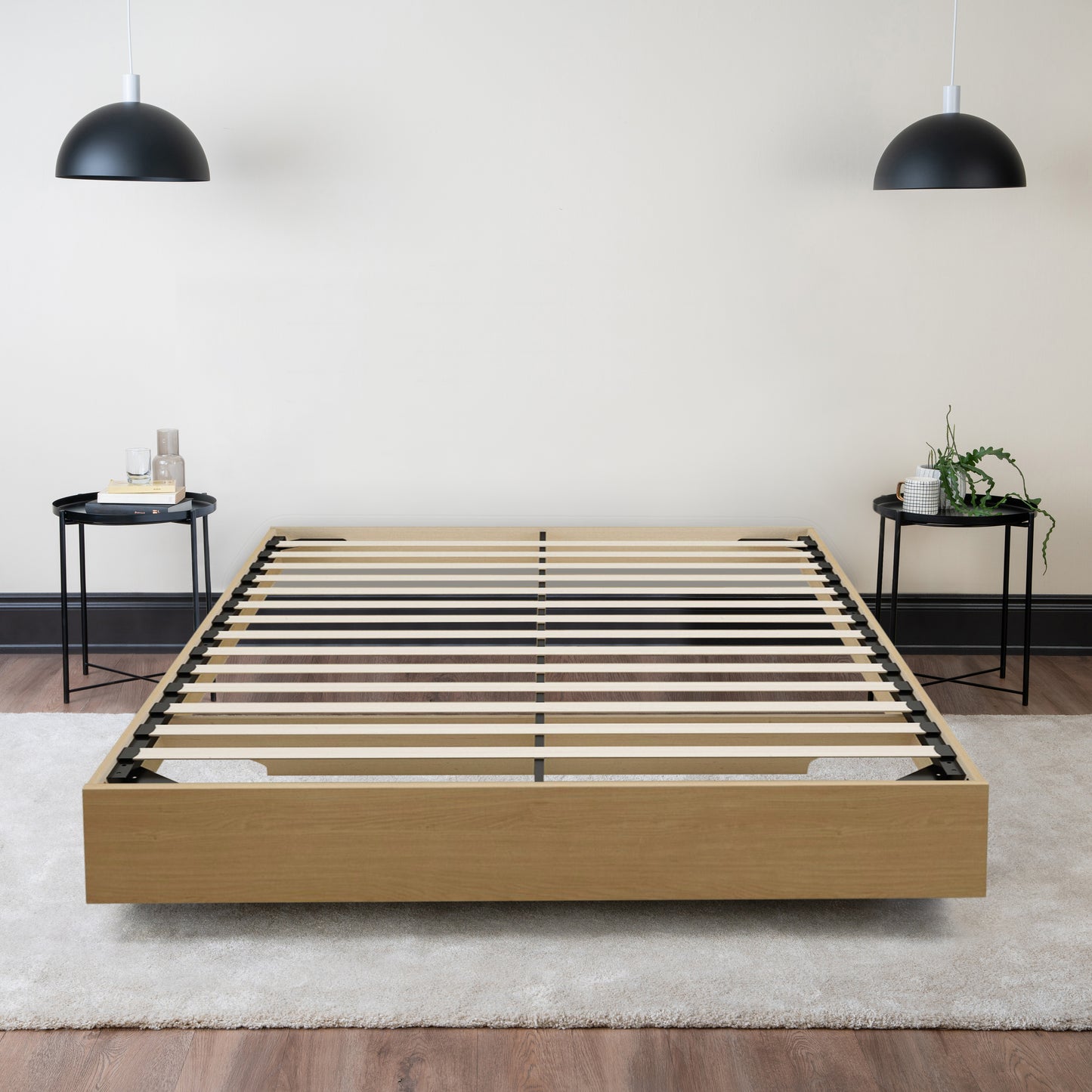 Floating Wood Bed