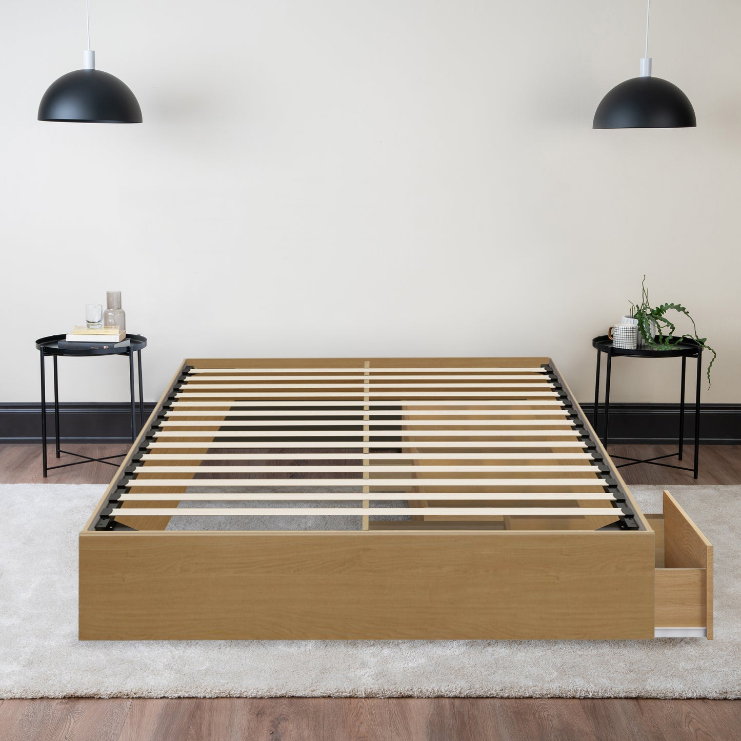 Storage Wood Bed