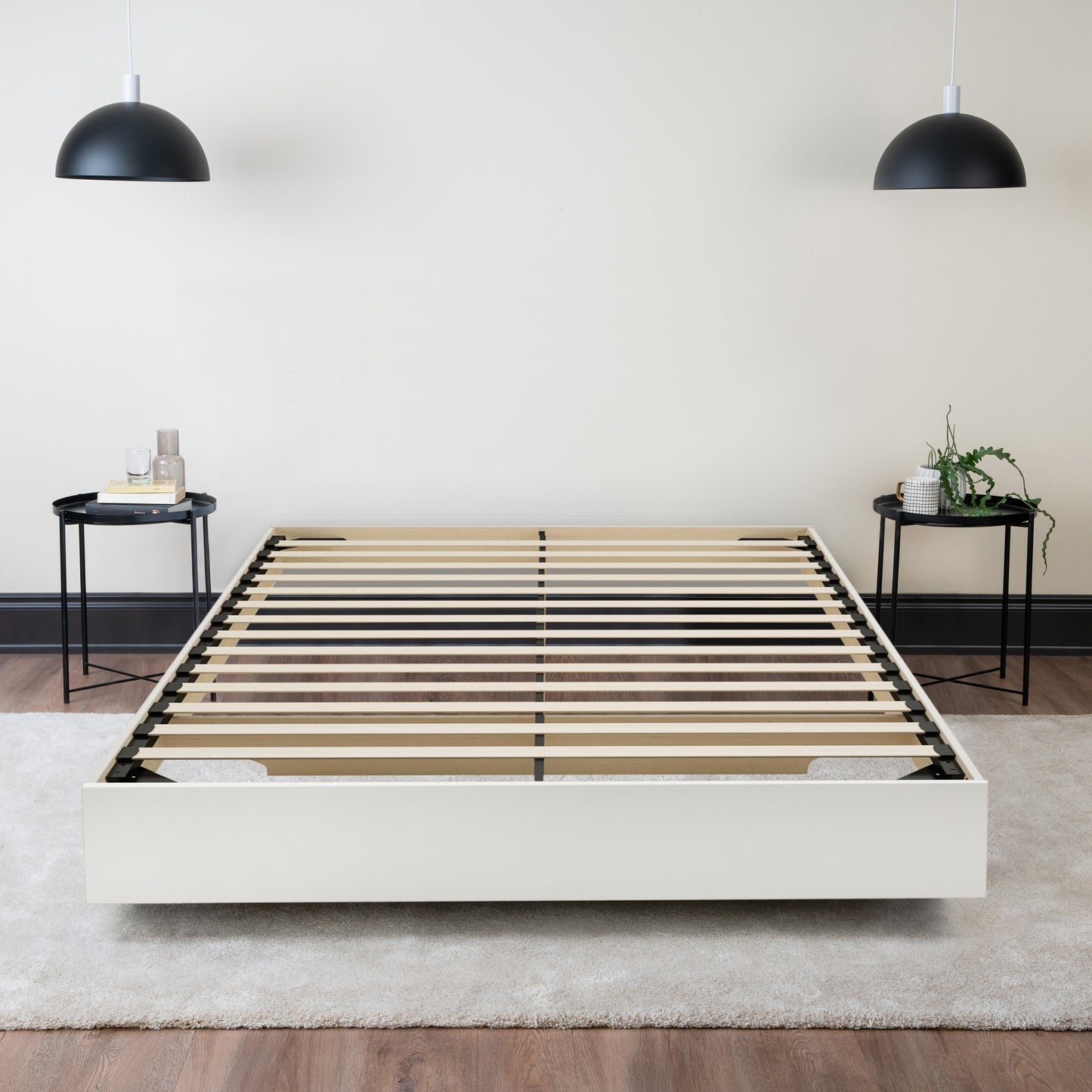 Floating Wood Bed
